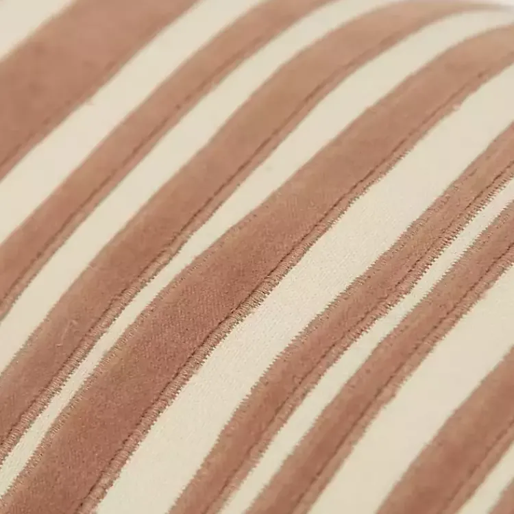 Pillows>Kirklands Home Cocoa and Natural Wave Lumbar Pillow
