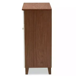 Kirklands Home Collier Two-Tone Drawer Shoe Storage Cabinet Sale