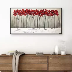 Kirklands Home Collision of Seasons Framed Canvas Art Print Sale