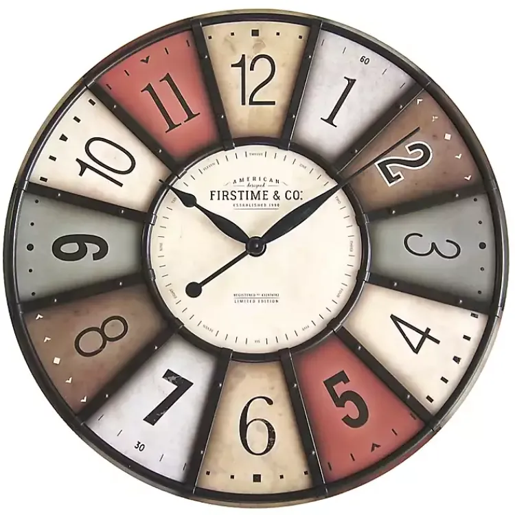 Kirklands Home Color Motif Wall Clock Outlet