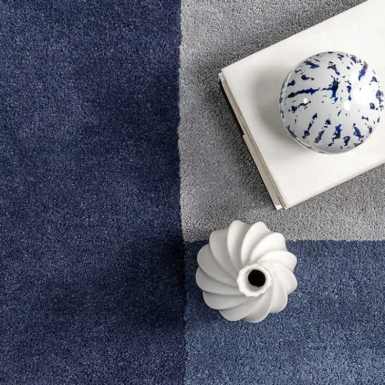 Kirklands Home Colorado Emily Henderson x RugsUSA Area Rug, 8x10 Blue Outlet