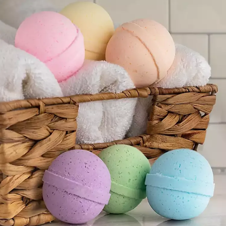Kirklands Home Colorful Assorted Bath Bombs, Set of 6 Multi