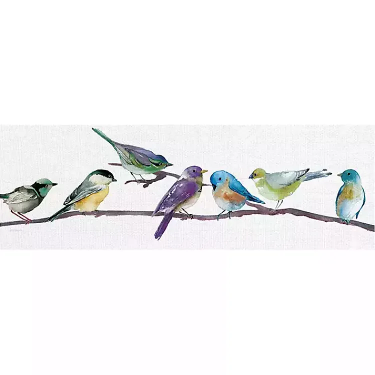 Kirklands Home Colorful Bird Spot Canvas Art Print Multi