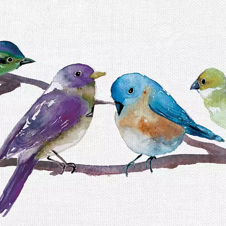 Kirklands Home Colorful Bird Spot Canvas Art Print Multi