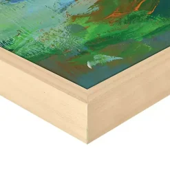 Kirklands Home Colorful Flowers in Vase Framed Canvas Art Print Multi Outlet