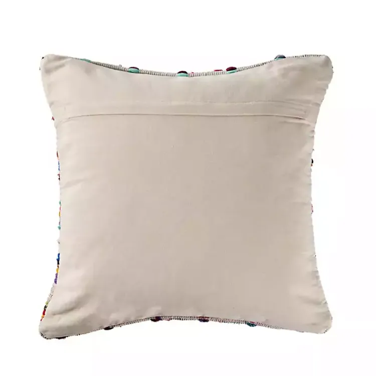 Pillows>Kirklands Home Colorful Geometric Handwoven Throw Pillow Multi