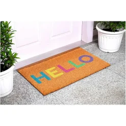 Kirklands Home Colorful Hello Doormat Outlet