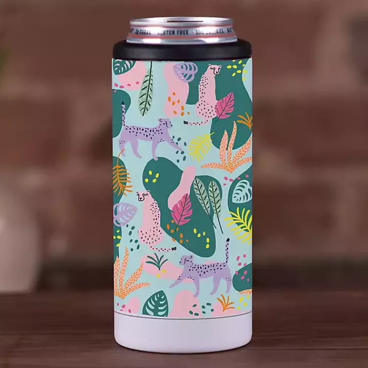 Kirklands Home Colorful Jungle Stainless Steel Koozie Discount