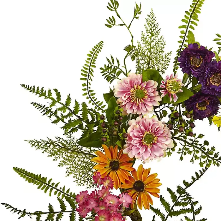 Wreaths>Kirklands Home Colorful Mixed Floral Wreath Multi