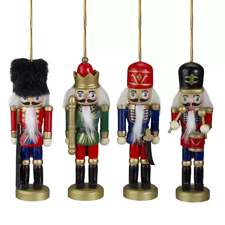 Christmas Ornaments>Kirklands Home Colorful Nutcracker Ornaments, Set of 4 Multi