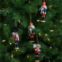 Christmas Ornaments>Kirklands Home Colorful Nutcracker Ornaments, Set of 4 Multi