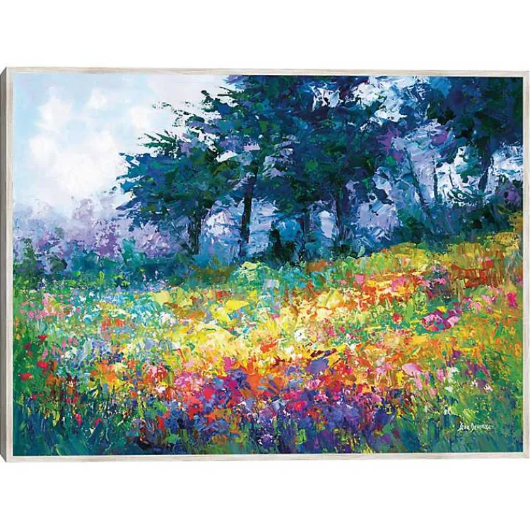 Kirklands Home Colorful Wildflowers in Bloom Canvas Art Print Sale