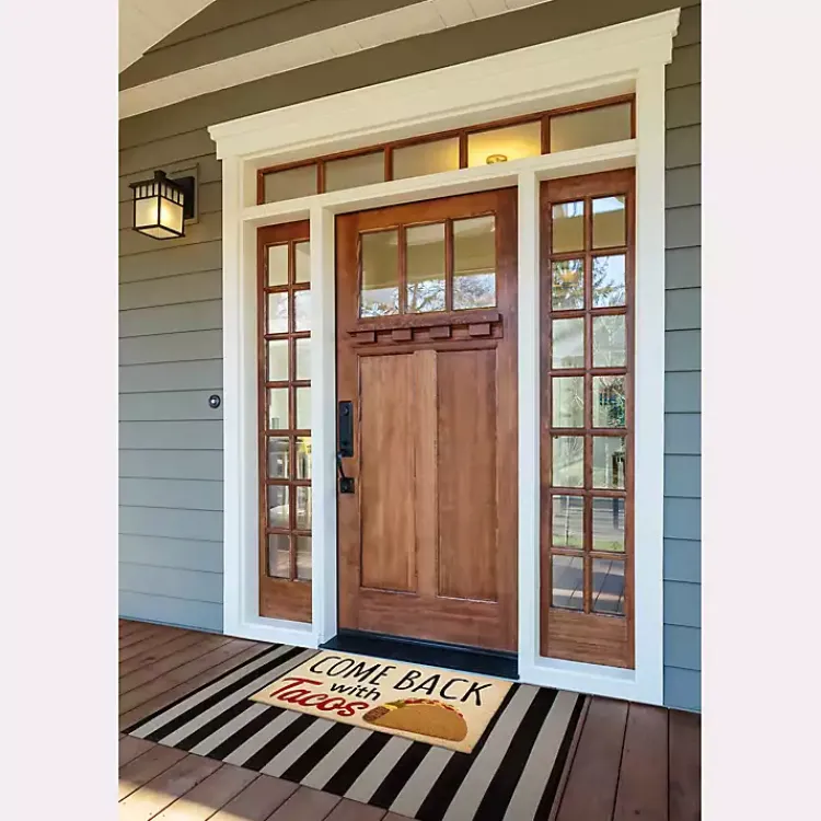 Kirklands Home Come Back With Tacos Doormat Discount