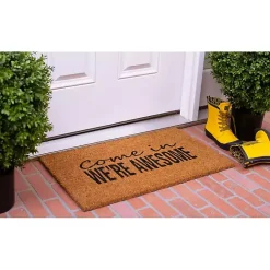 Kirklands Home Come In We're Awesome Coir Doormat Sale