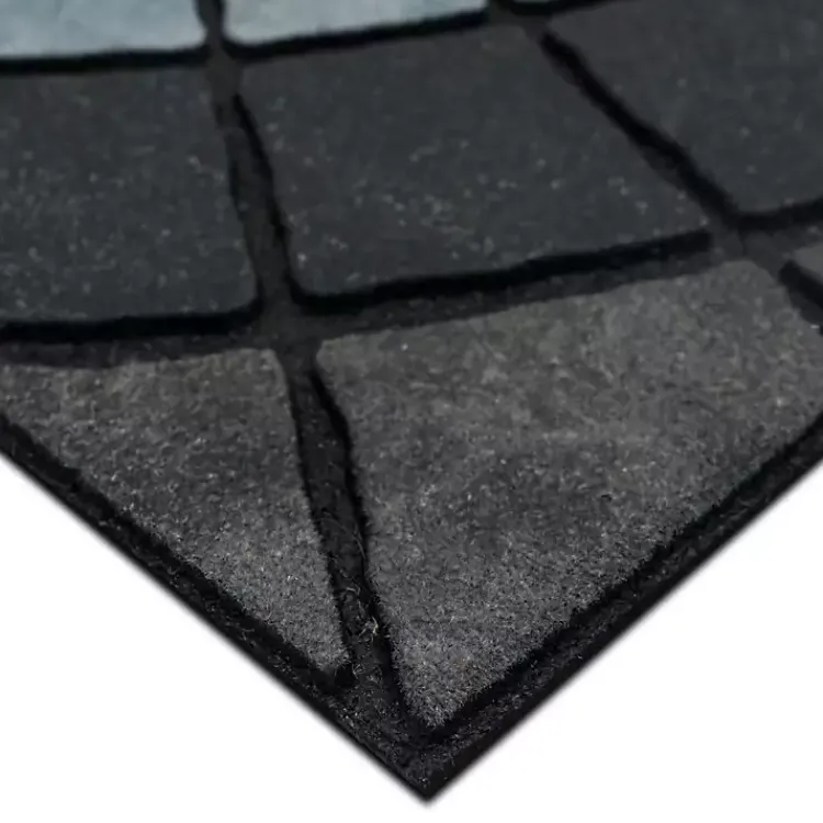 Kirklands Home Compass Stone Gray Doormat