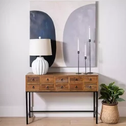 Kirklands Home Console Table with Keeping Drawers Brown Outlet