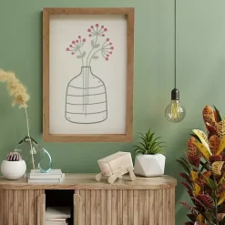Kirklands Home Contemporary Floral I Framed Art Print Hot