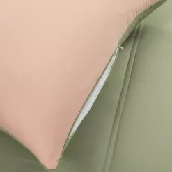 Kirklands Home Coral & Sage Reversible 3-pc. Queen Comforter Set Sale