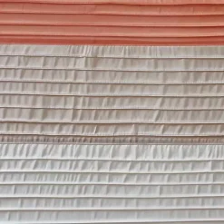 Kirklands Home Coral Colorblock Silky Shower Curtain Pink Online