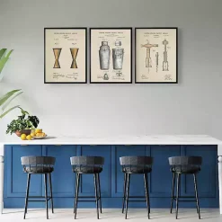 Kirklands Home Cork Screw Patent Framed Art Print Clearance