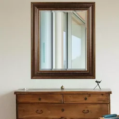 Kirklands Home Cormac Distressed Bronze Wall Mirror Brown Best