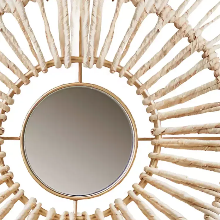 Kirklands Home Corn Husk Wrapped Mirrors, Set of 3 Sale