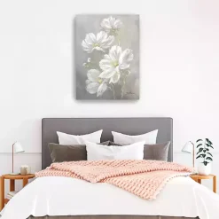 Kirklands Home Cosmos Flowers Canvas Art Print Sale