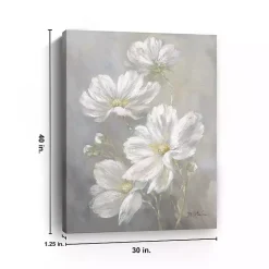 Kirklands Home Cosmos Flowers Canvas Art Print Sale