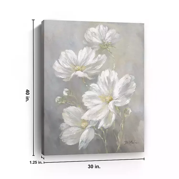 Kirklands Home Cosmos Flowers Canvas Art Print Sale