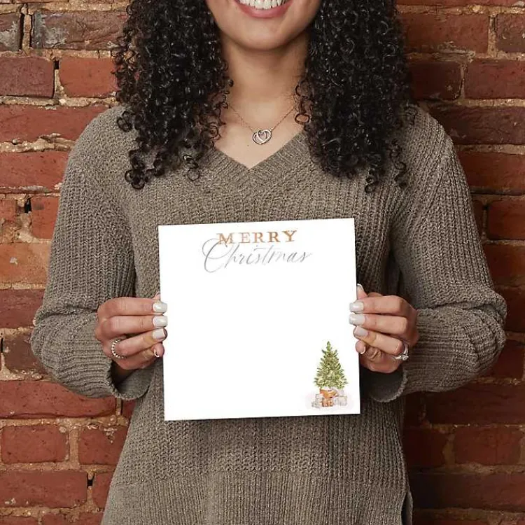 Christmas Art & Wall Decor>Kirklands Home Cottage Tree Merry Christmas Dry Erase Board