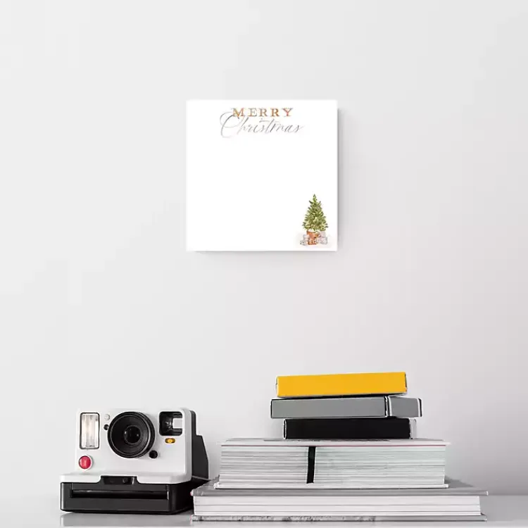 Christmas Art & Wall Decor>Kirklands Home Cottage Tree Merry Christmas Dry Erase Board