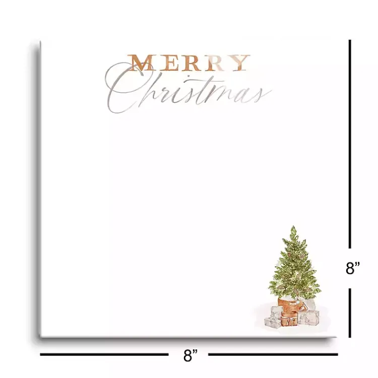 Christmas Art & Wall Decor>Kirklands Home Cottage Tree Merry Christmas Dry Erase Board