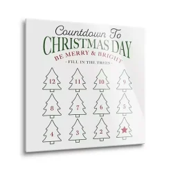 Christmas Art & Wall Decor>Kirklands Home Countdown to Christmas Dry Erase Board, 8x8 in.