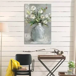 Kirklands Home Country Bouquet I Canvas Art Print Gray New