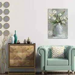 Kirklands Home Country Bouquet I Canvas Art Print Gray New