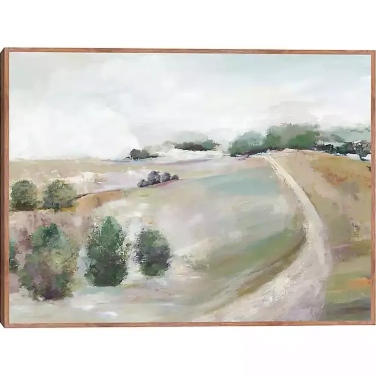 Kirklands Home Country Road Hill Framed Canvas Art Print Multi Hot