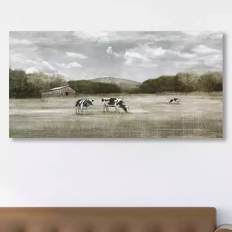 Kirklands Home Country Satisfaction Giclee Canvas Art Print Green