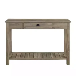 Kirklands Home Country Style washed Console Table Gray New