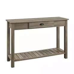 Kirklands Home Country Style washed Console Table Gray New