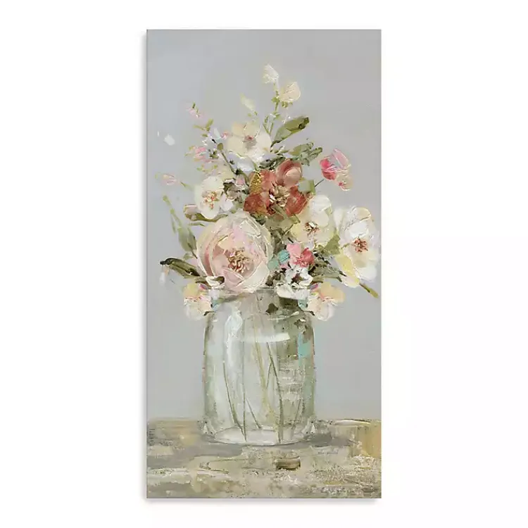 Kirklands Home Country Time Arrangement Canvas Art Print Gray Outlet