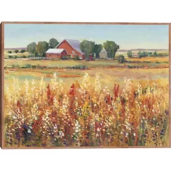 Kirklands Home Country Views Framed Canvas Art Print Outlet
