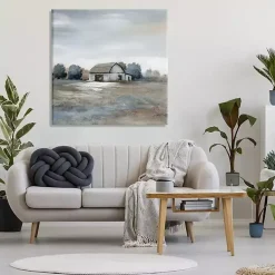 Kirklands Home Countryside Barn Canvas Art Print, 36x36 in. Gray Sale