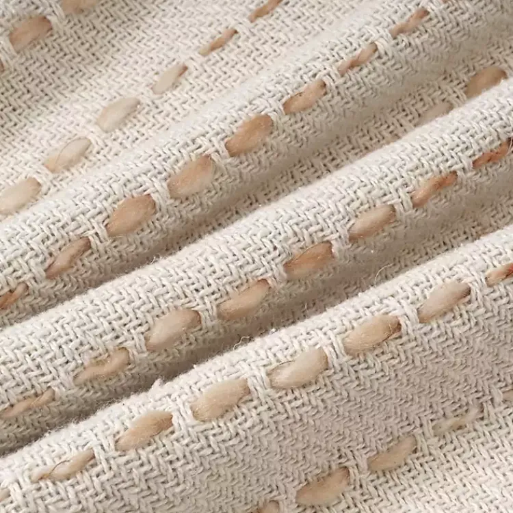 Pillows>Kirklands Home Cream & Terracotta Ombre Dash Throw Pillow Orange