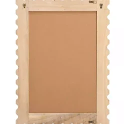 Kirklands Home Cream Angular Scalloped Nadia Wall Mirror White Discount