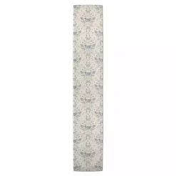 Kirklands Home Cream Botanical Butterfly Table Runner, 90 in. Ivory New