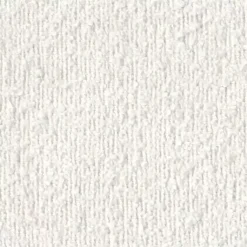 Kirklands Home Cream Boucle Natural Wood Ottoman White New