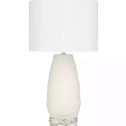 Kirklands Home Cream Ceramic Gourd Table Lamp White Online