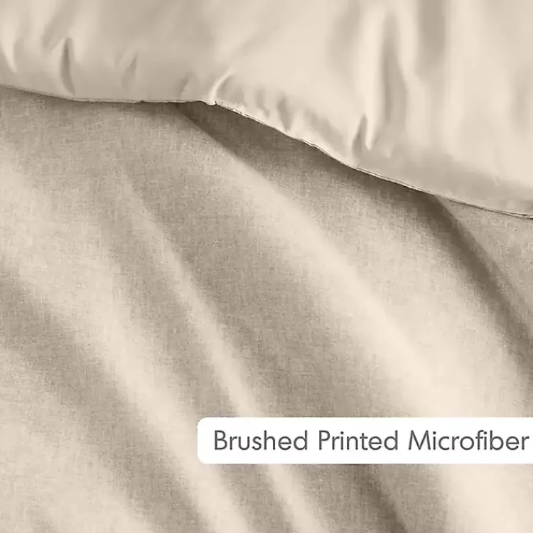 Kirklands Home Cream Chambray 3-pc. King Comforter Set Ivory Discount