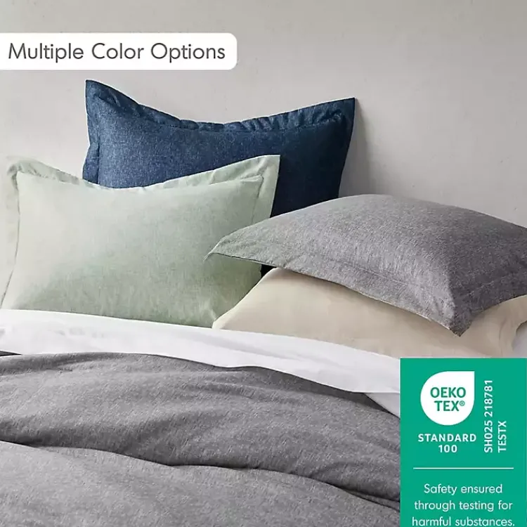 Kirklands Home Cream Chambray 3-pc. King Comforter Set Ivory Discount