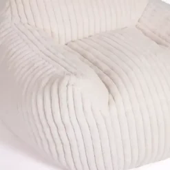 Kirklands Home Cream Comfy Foam Lounge Chair White Outlet